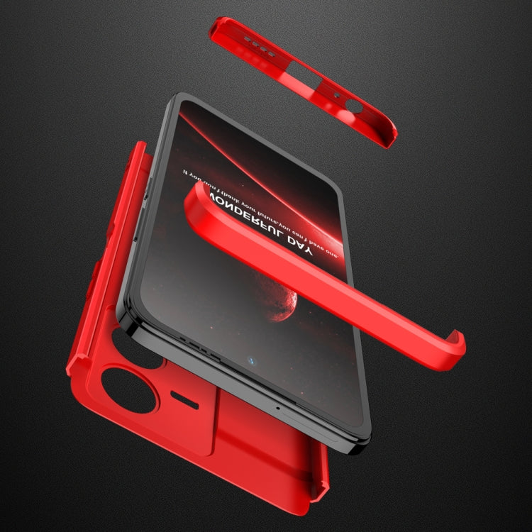 For vivo Y22 / Y22s GKK Three Stage Splicing Full Coverage PC Phone Case
