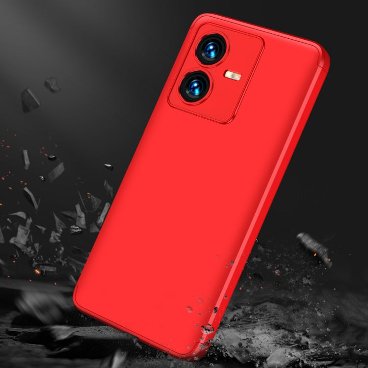 For vivo Y22 / Y22s GKK Three Stage Splicing Full Coverage PC Phone Case