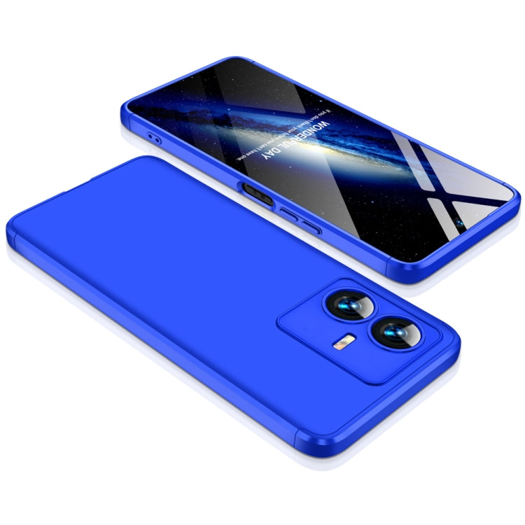 For vivo Y22 / Y22s GKK Three Stage Splicing Full Coverage PC Phone Case
