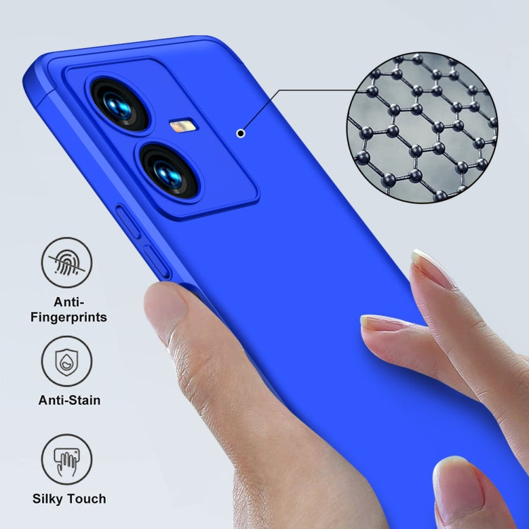 For vivo Y22 / Y22s GKK Three Stage Splicing Full Coverage PC Phone Case