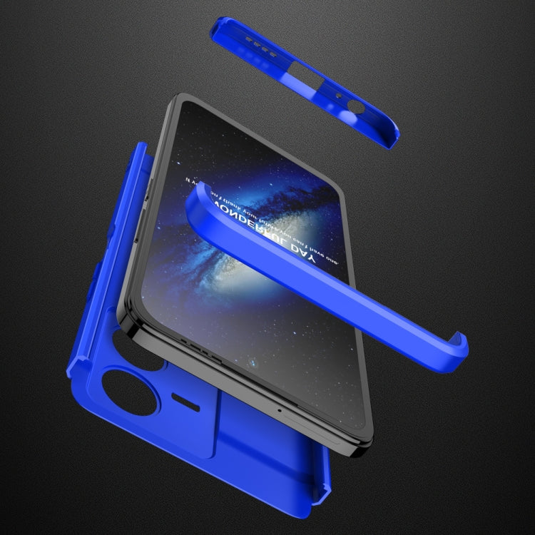 For vivo Y22 / Y22s GKK Three Stage Splicing Full Coverage PC Phone Case