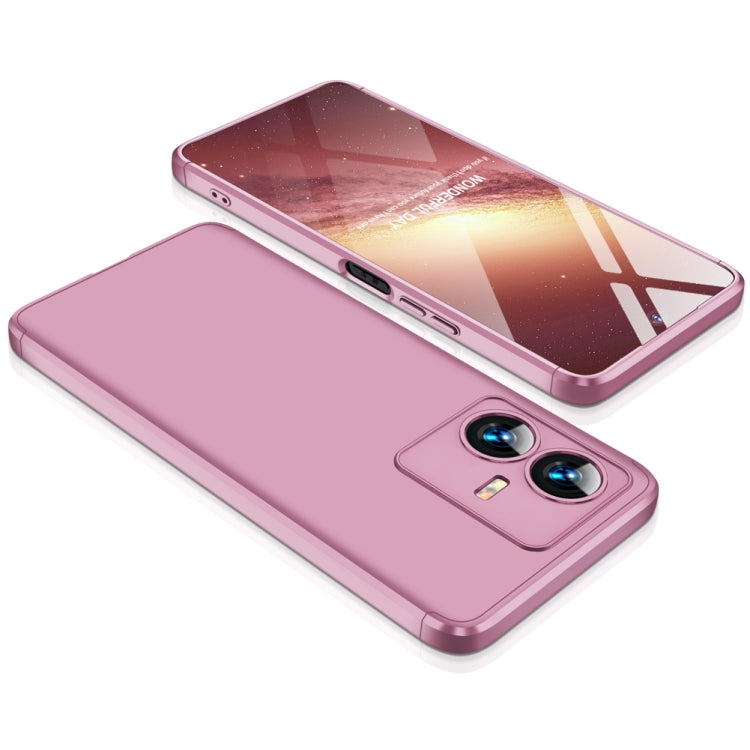 For vivo Y22 / Y22s GKK Three Stage Splicing Full Coverage PC Phone Case