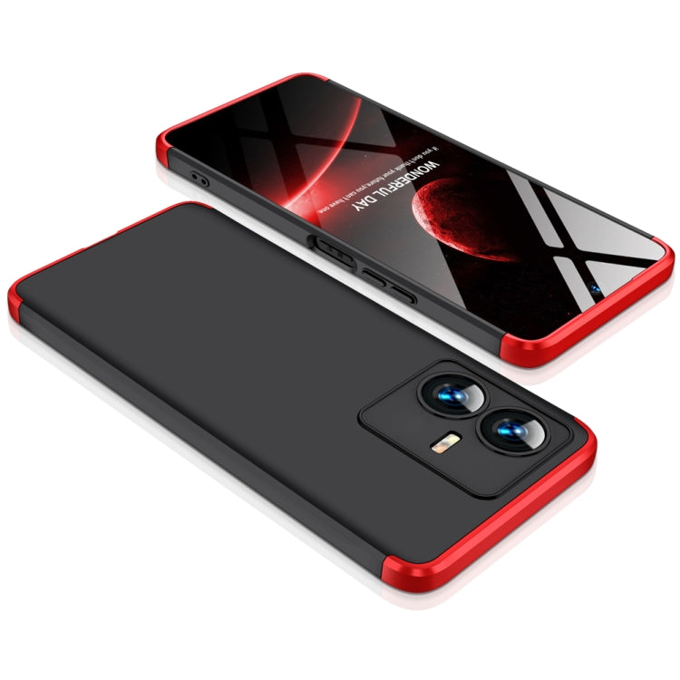 For vivo Y22 / Y22s GKK Three Stage Splicing Full Coverage PC Phone Case