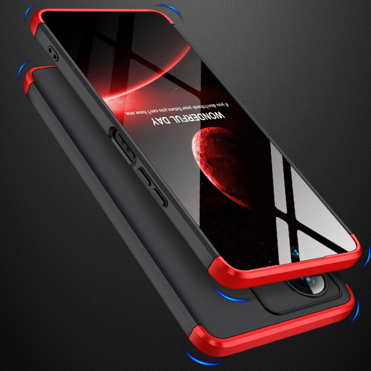 For vivo Y22 / Y22s GKK Three Stage Splicing Full Coverage PC Phone Case
