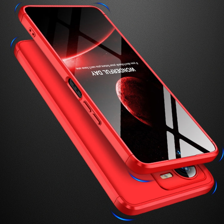 For vivo Y35 2022 GKK Three Stage Splicing Full Coverage PC Phone Case