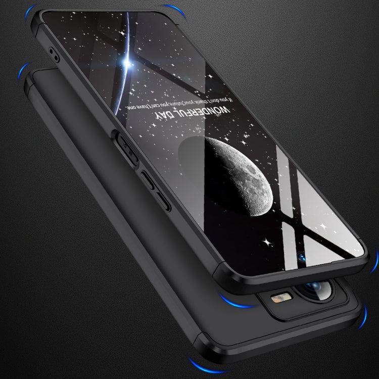 For vivo Y35 2022 GKK Three Stage Splicing Full Coverage PC Phone Case