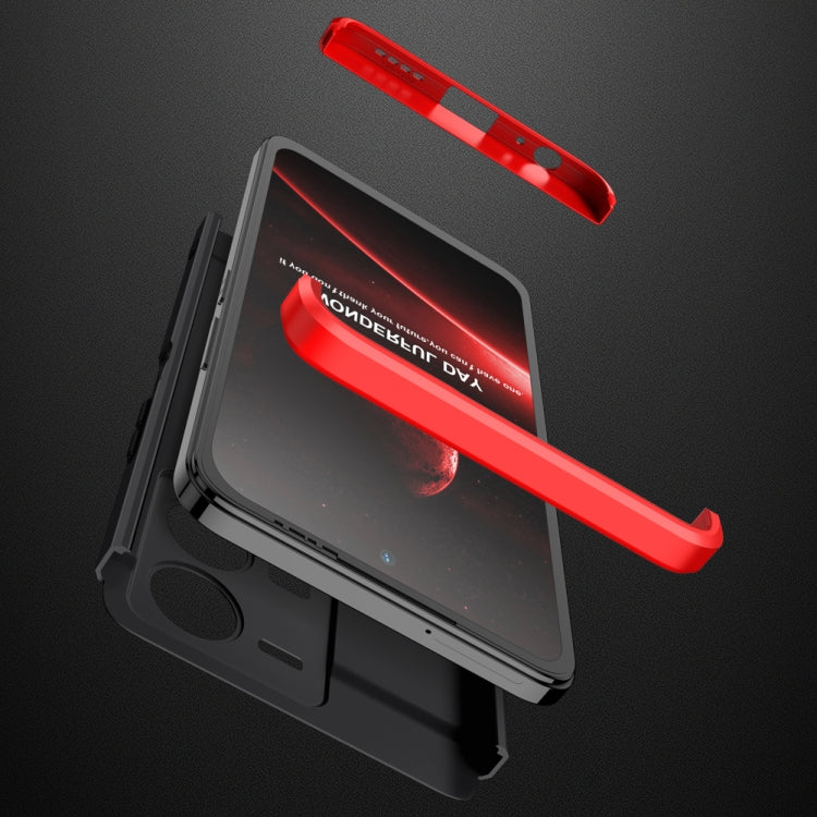 For vivo Y35 2022 GKK Three Stage Splicing Full Coverage PC Phone Case