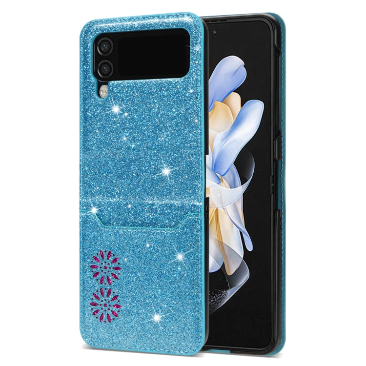 For Samsung Galaxy Z Flip4 Star Laser Engraving Folding Phone Case