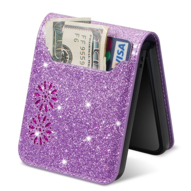 For Samsung Galaxy Z Flip4 Star Laser Engraving Folding Phone Case