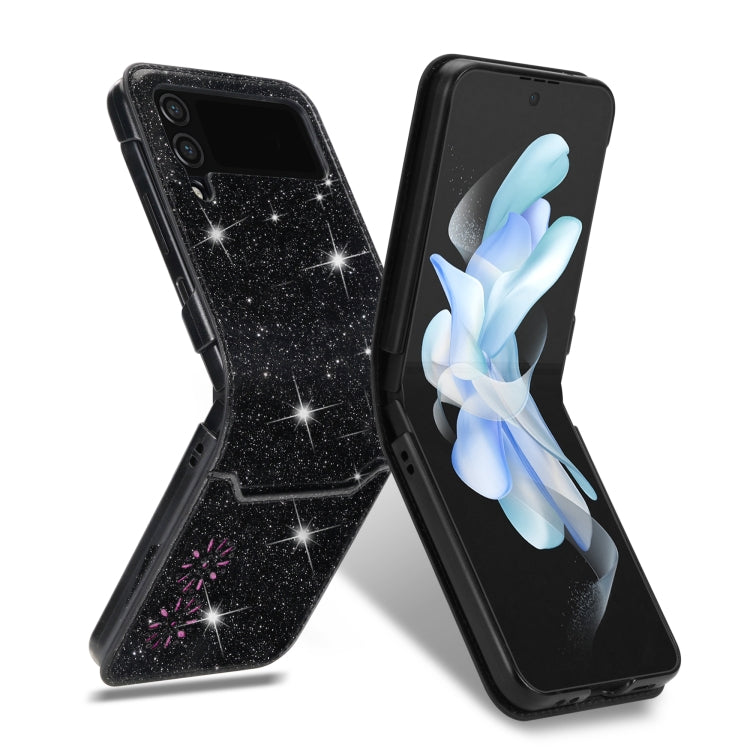 For Samsung Galaxy Z Flip4 Star Laser Engraving Folding Phone Case