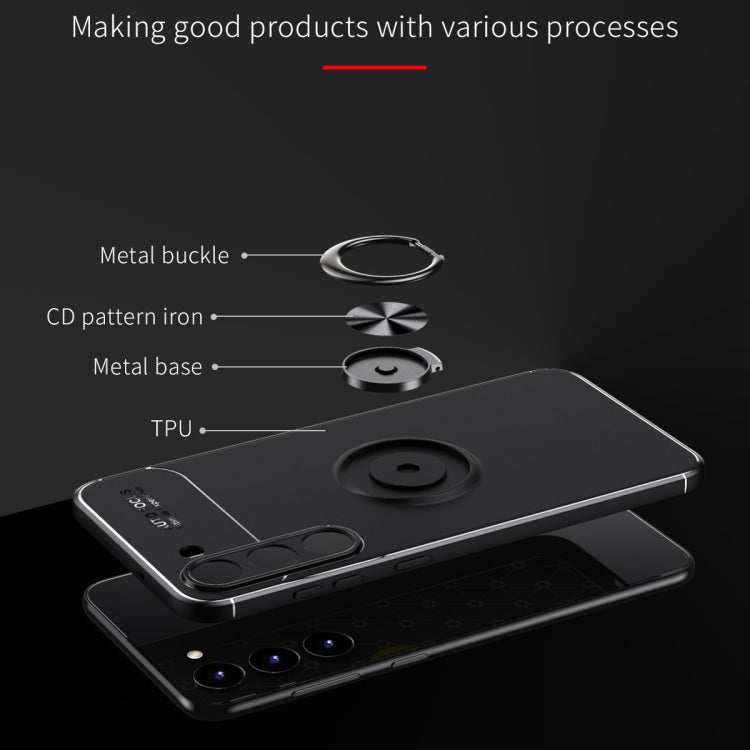 For Samsung Galaxy S23 5G Metal Ring Holder TPU Phone Case