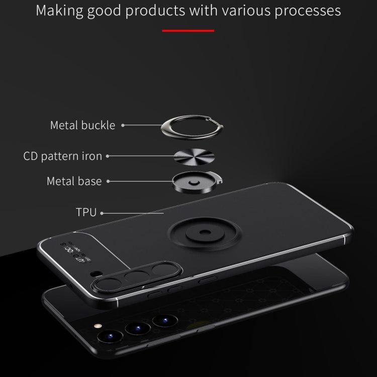 For Samsung Galaxy S23+ 5G Metal Ring Holder TPU Phone Case