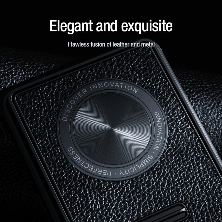 For Huawei Mate 50 Pro NILLKIN Leather Texture Collector Edition Phone Case(Black)