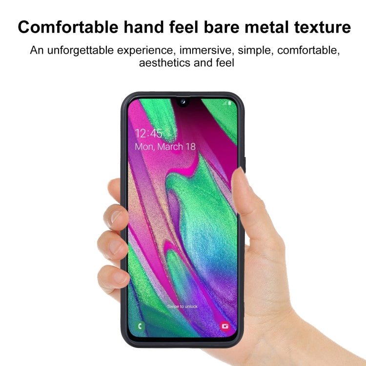 For Samsung Galaxy A40 TPU Phone Case(Black)
