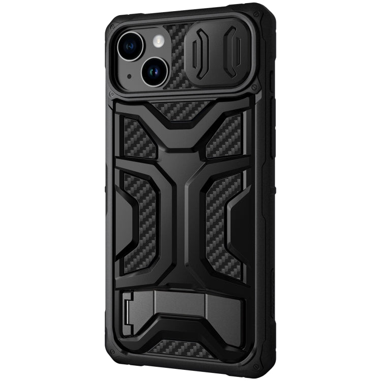 For iPhone 14 Plus NILLKIN Sliding Camera Cover Design TPU + PC Phone Case