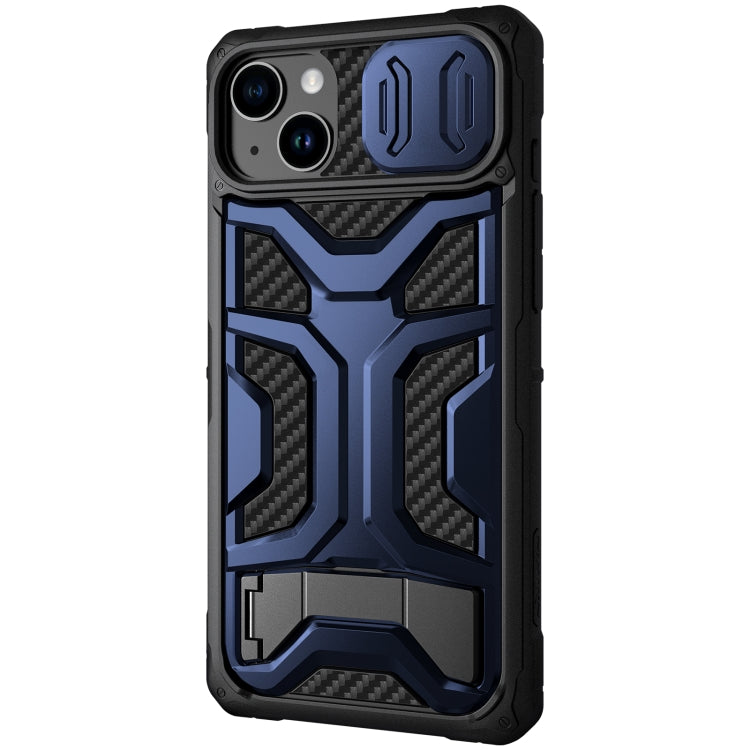 For iPhone 14 Plus NILLKIN Sliding Camera Cover Design TPU + PC Phone Case