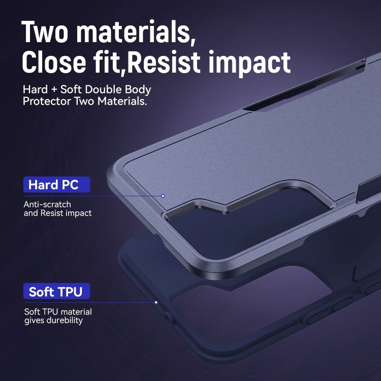For Samsung Galaxy S23 5G Pioneer Armor PC + TPU Phone Case