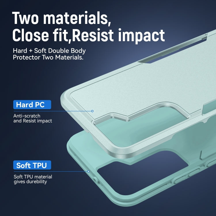 For Samsung Galaxy S23 5G Pioneer Armor PC + TPU Phone Case
