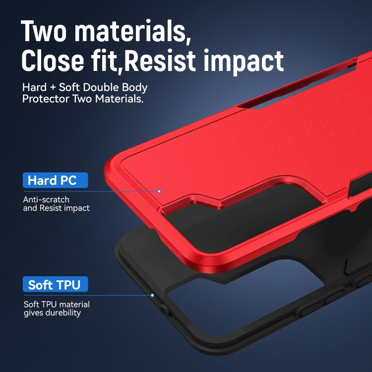 For Samsung Galaxy S23+ 5G Pioneer Armor PC + TPU Phone Case