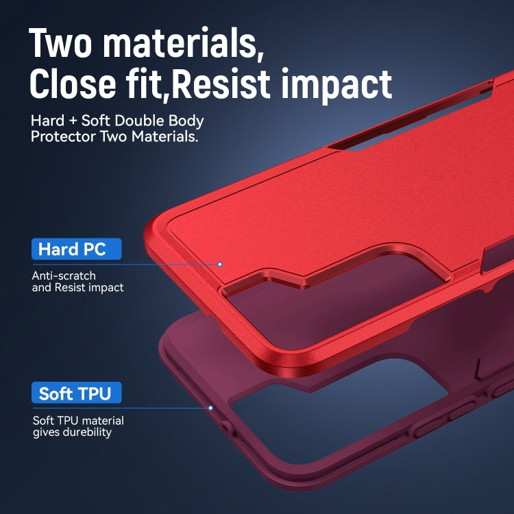 For Samsung Galaxy S23+ 5G Pioneer Armor PC + TPU Phone Case