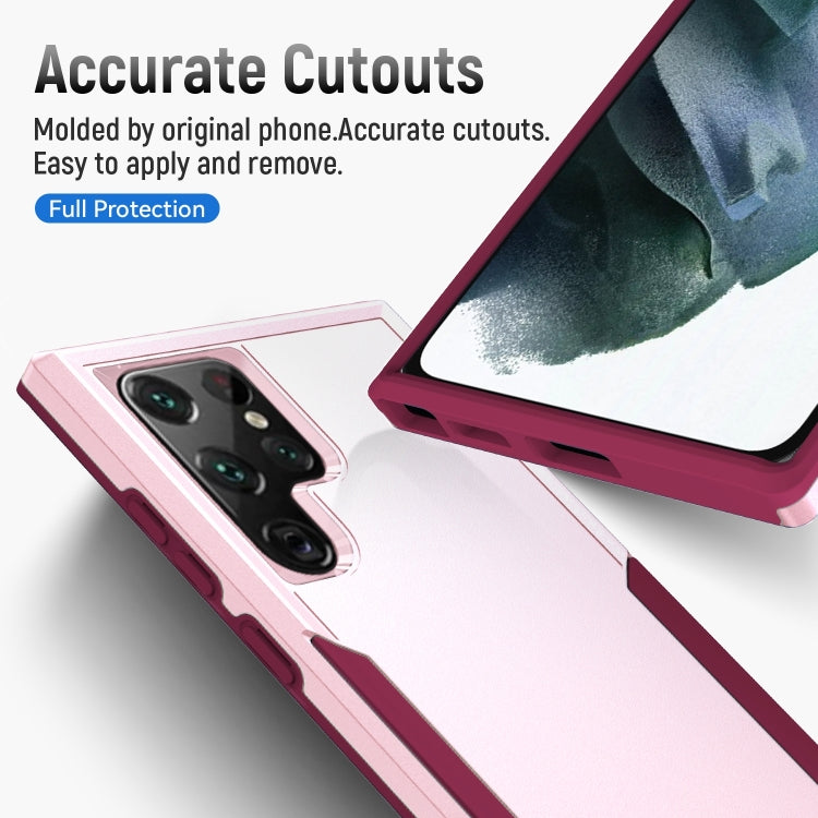 For Samsung Galaxy S23 Ultra 5G Pioneer Armor PC + TPU Phone Case
