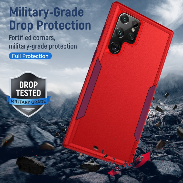 For Samsung Galaxy S23 Ultra 5G Pioneer Armor PC + TPU Phone Case