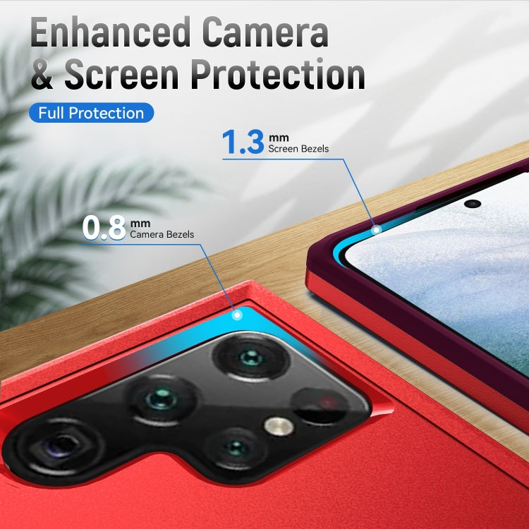 For Samsung Galaxy S23 Ultra 5G Pioneer Armor PC + TPU Phone Case