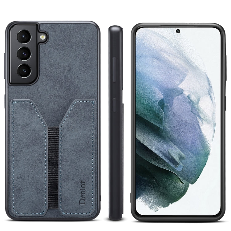 For Samsung Galaxy S21 5G Denior DV Elastic Card PU Back Cover Phone Case