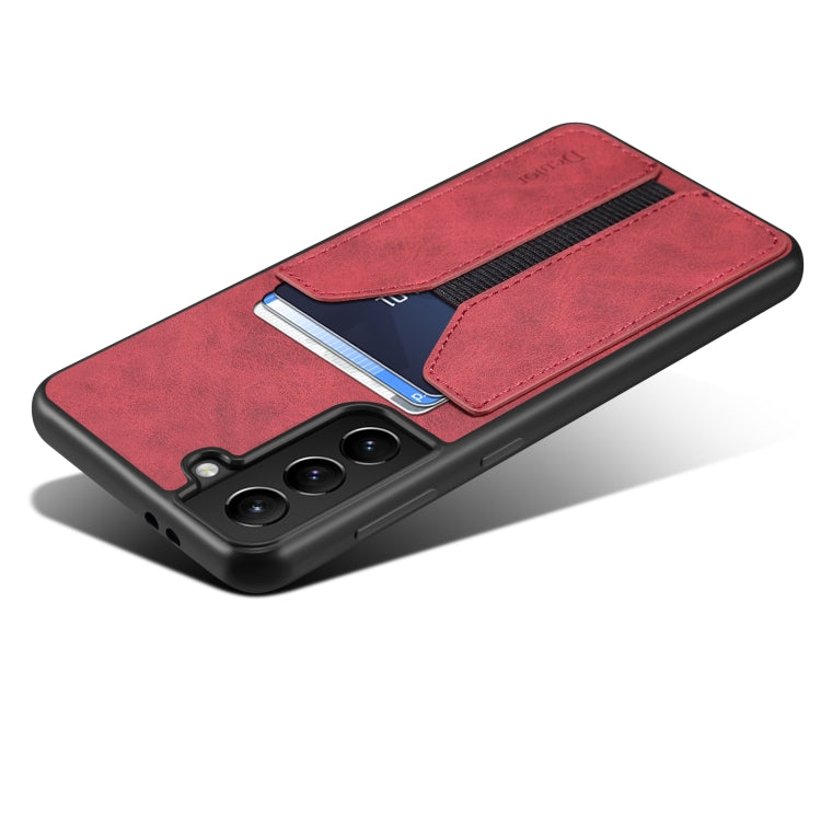 For Samsung Galaxy S21 5G Denior DV Elastic Card PU Back Cover Phone Case