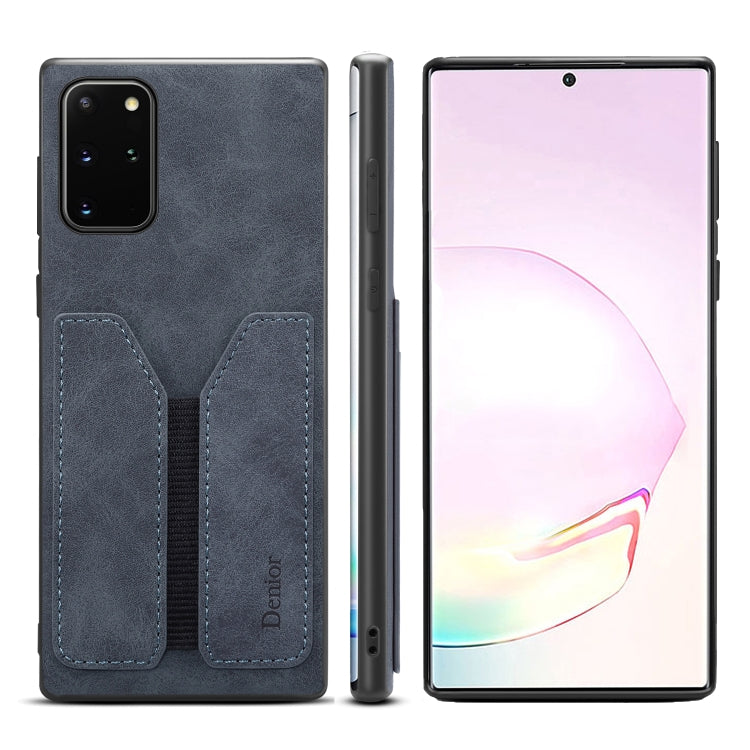 For Samsung Galaxy Note20 Denior DV Elastic Card PU Back Cover Phone Case
