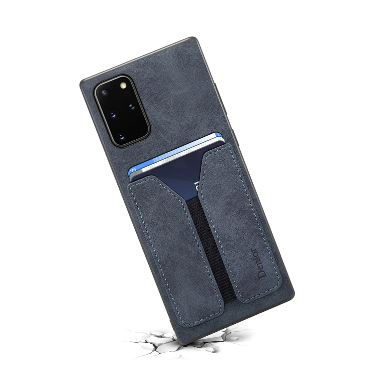 For Samsung Galaxy Note20 Denior DV Elastic Card PU Back Cover Phone Case