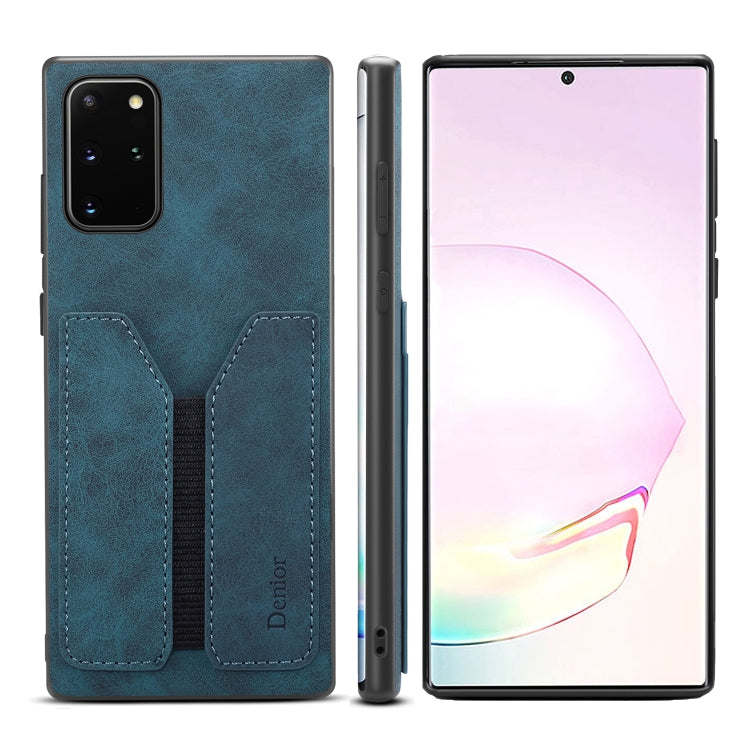 For Samsung Galaxy Note20 Denior DV Elastic Card PU Back Cover Phone Case