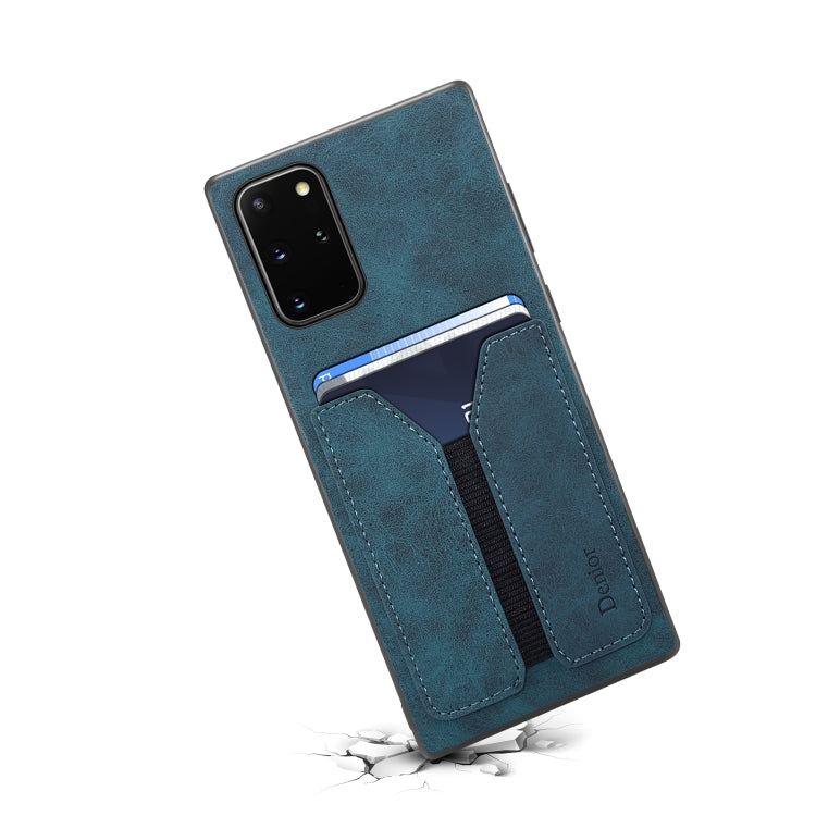 For Samsung Galaxy Note20 Denior DV Elastic Card PU Back Cover Phone Case