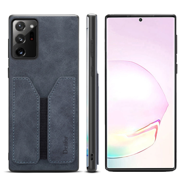 For Samsung Galaxy Note20 Ultra Denior DV Elastic Card PU Back Cover Phone Case