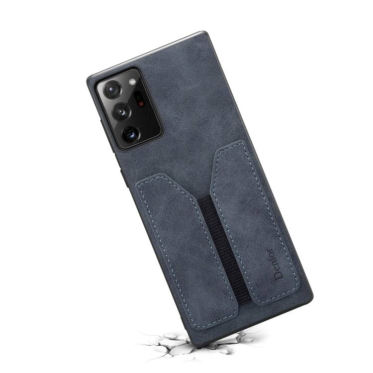 For Samsung Galaxy Note20 Ultra Denior DV Elastic Card PU Back Cover Phone Case