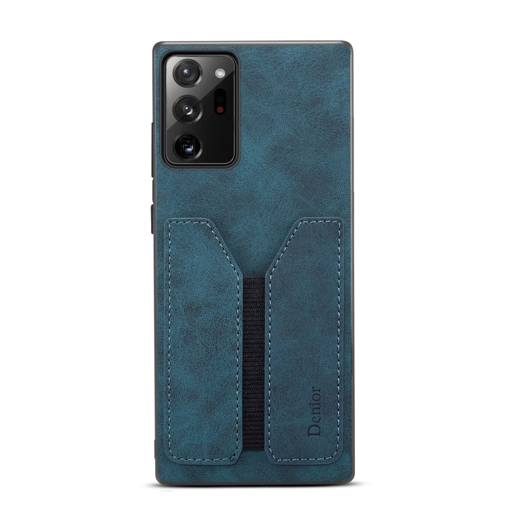 For Samsung Galaxy Note20 Ultra Denior DV Elastic Card PU Back Cover Phone Case