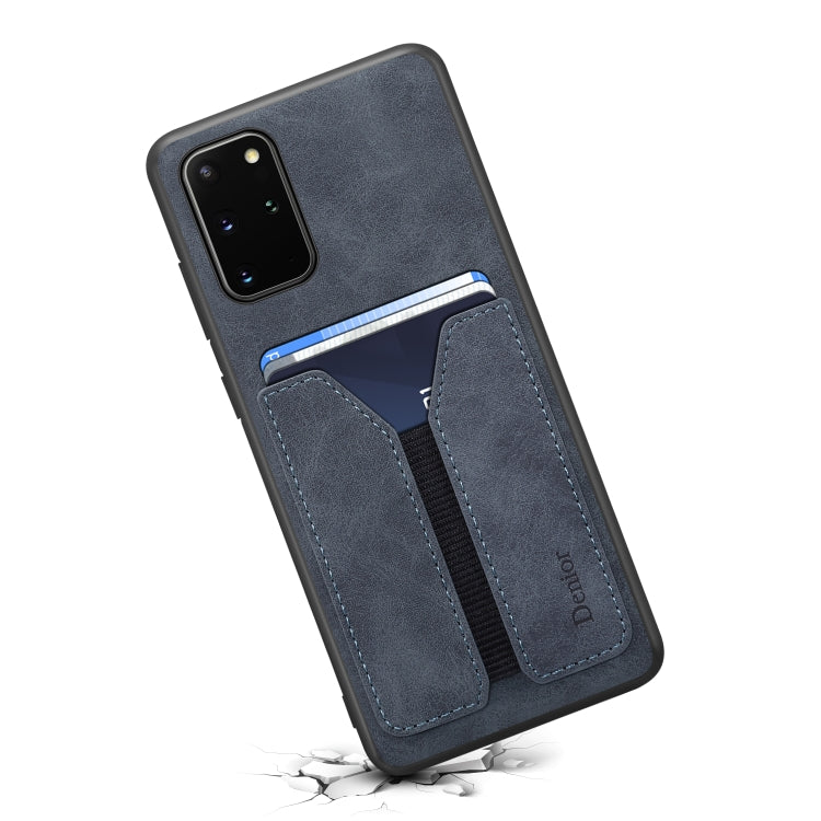 For Samsung Galaxy S20 Denior DV Elastic Card PU Back Cover Phone Case