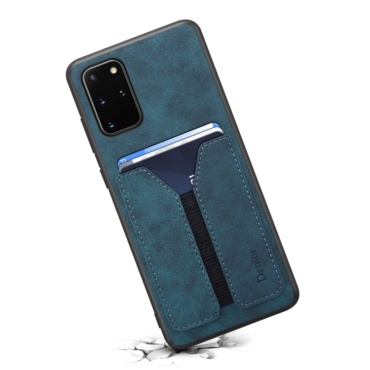 For Samsung Galaxy S20 Denior DV Elastic Card PU Back Cover Phone Case