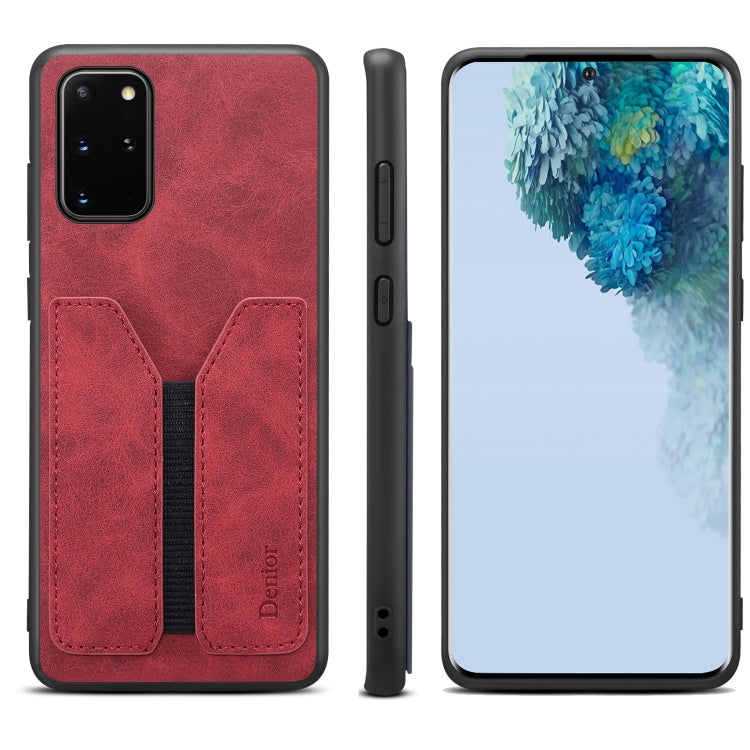 For Samsung Galaxy S20 Denior DV Elastic Card PU Back Cover Phone Case