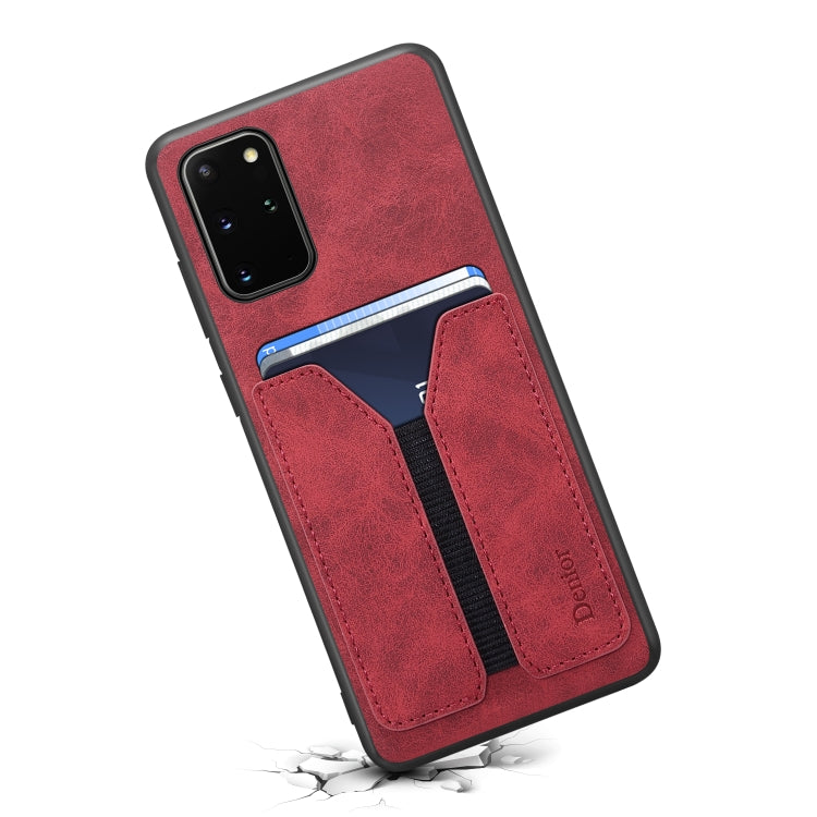 For Samsung Galaxy S20 Denior DV Elastic Card PU Back Cover Phone Case