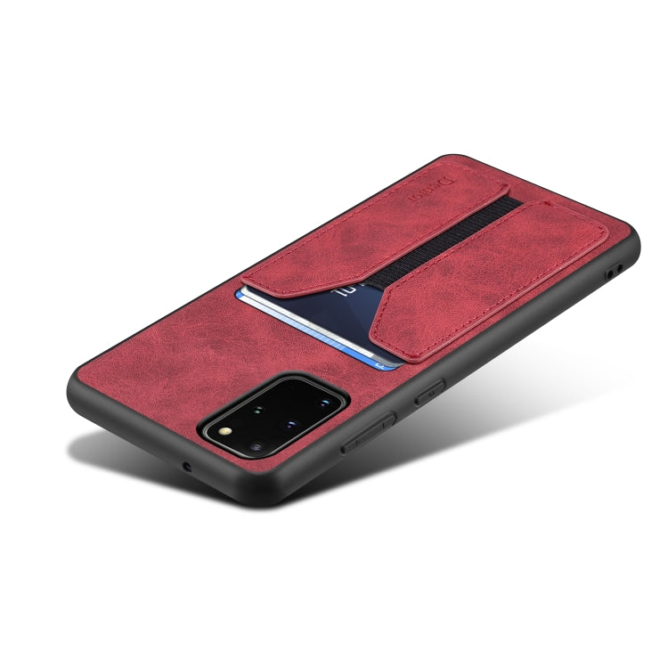 For Samsung Galaxy S20 Denior DV Elastic Card PU Back Cover Phone Case