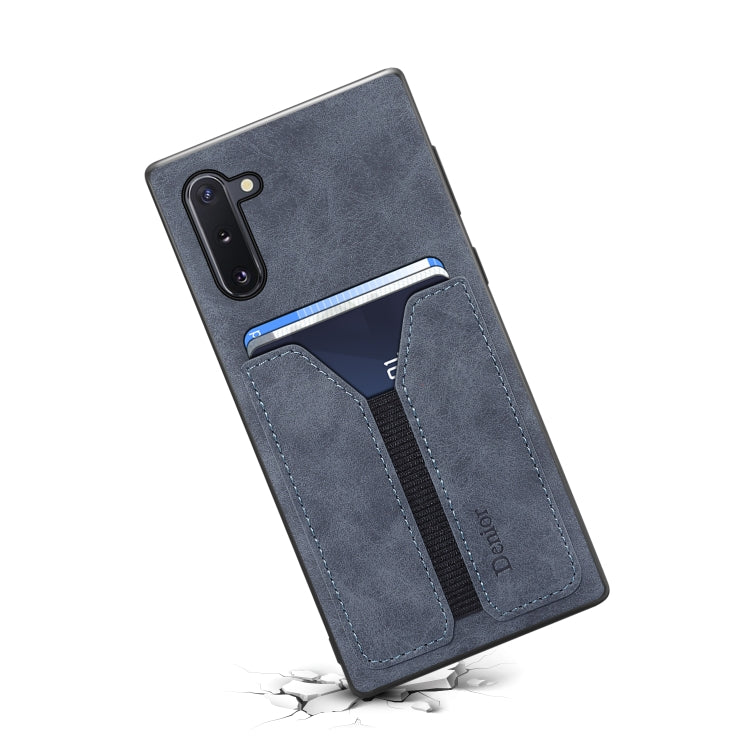 For Samsung Galaxy Note10 Denior DV Elastic Card PU Back Cover Phone Case