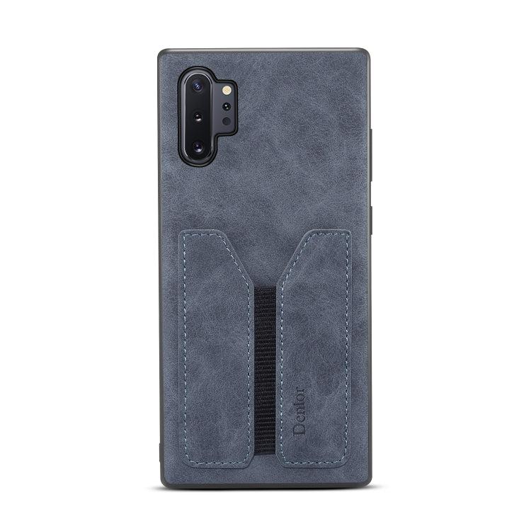 For Samsung Galaxy Note10+ Denior DV Elastic Card PU Back Cover Phone Case