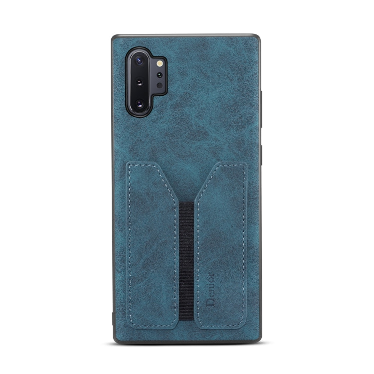 For Samsung Galaxy Note10+ Denior DV Elastic Card PU Back Cover Phone Case