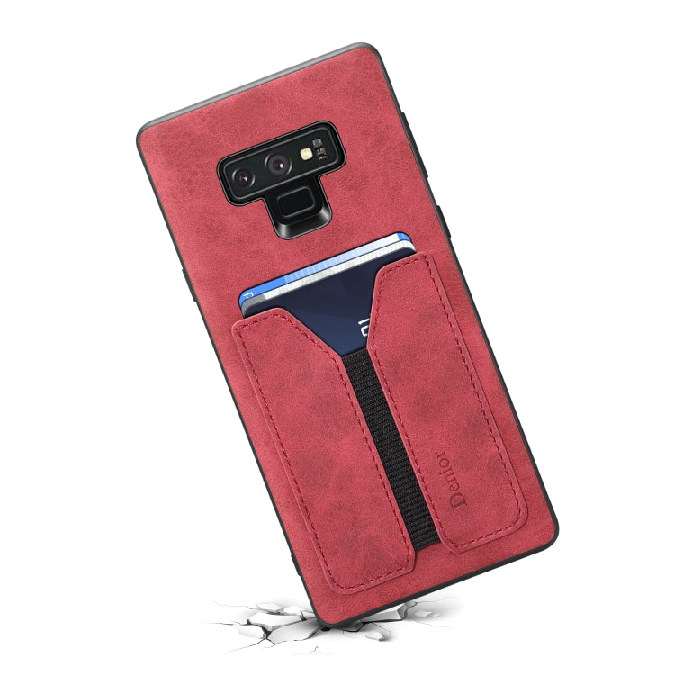 For Samsung Galaxy Note9 Denior DV Elastic Card PU Back Cover Phone Case
