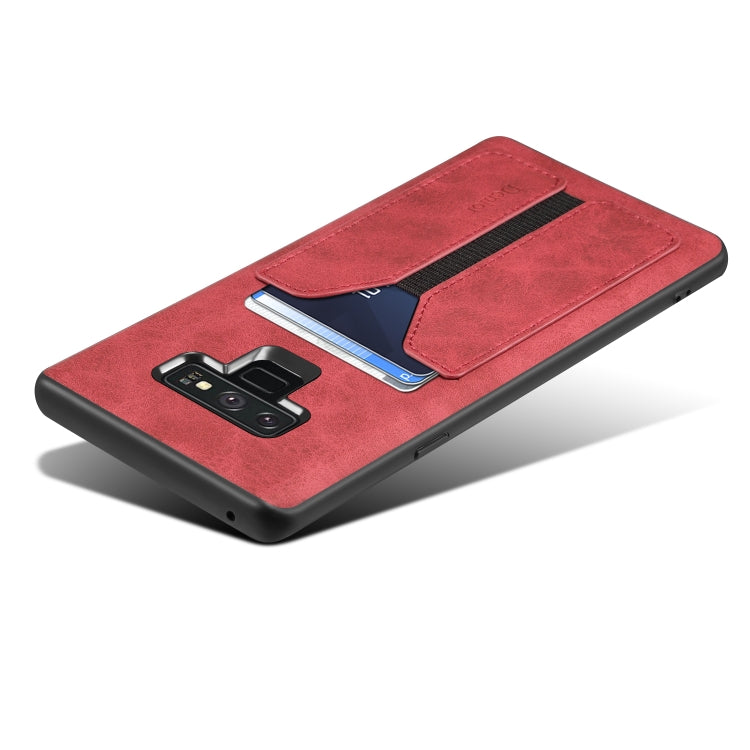 For Samsung Galaxy Note9 Denior DV Elastic Card PU Back Cover Phone Case