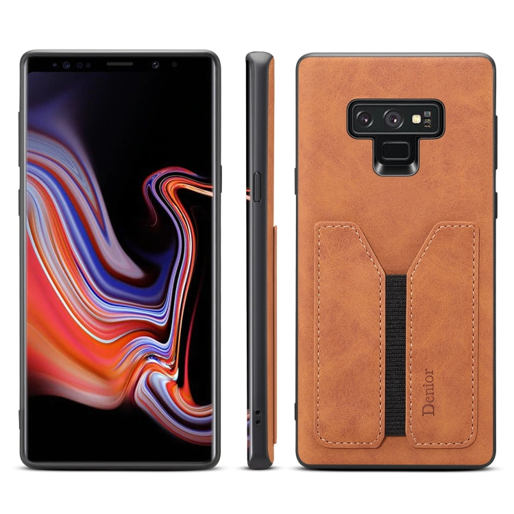 For Samsung Galaxy Note9 Denior DV Elastic Card PU Back Cover Phone Case