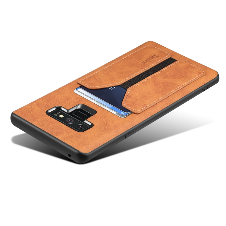 For Samsung Galaxy Note9 Denior DV Elastic Card PU Back Cover Phone Case