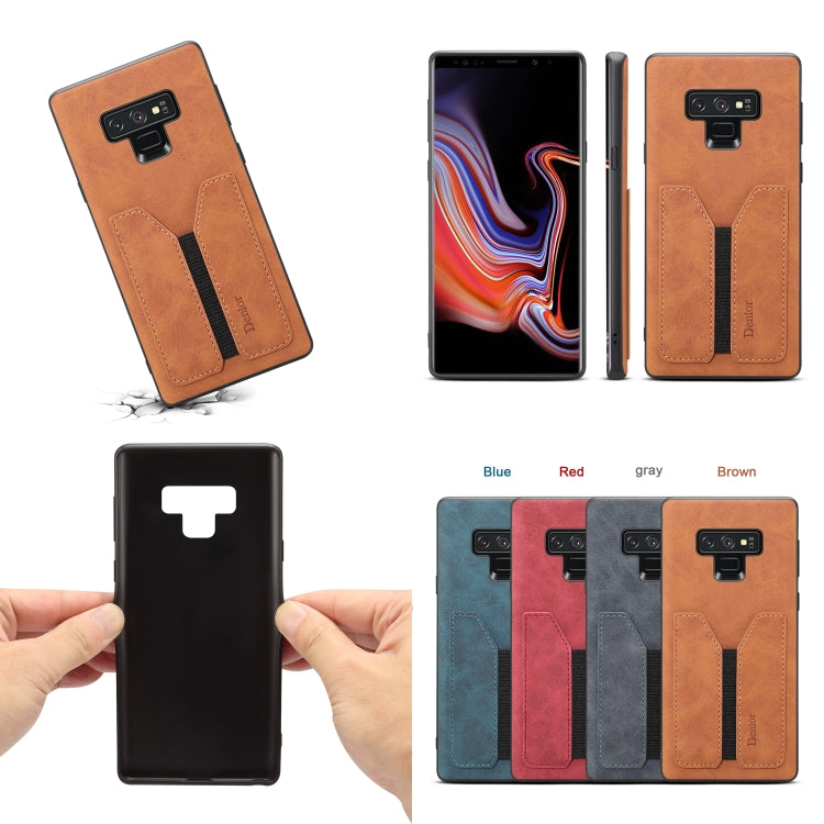 For Samsung Galaxy Note9 Denior DV Elastic Card PU Back Cover Phone Case