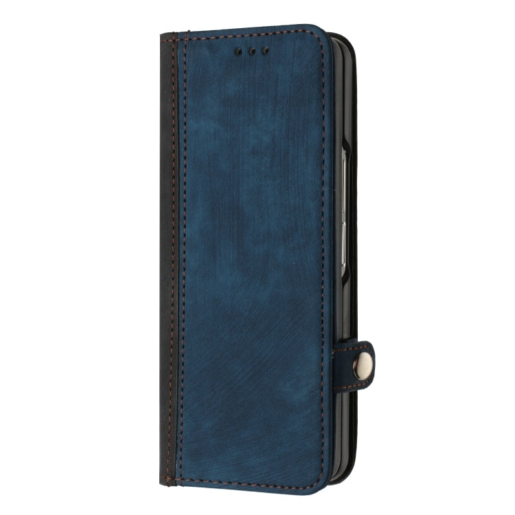 For Samsung Galaxy Z Fold 4 5G Side Buckle Double Fold Leather Phone Case